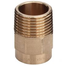 Mamelon de transition 169305 54 mm x r 2000 2000 /2, bronze - Viega