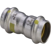 Viega Italia Srl - Viega Sanpress Inox g Muffe 486976 18 mm, Stahl nichtrostend, SC-Contur