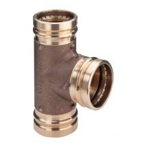 Viega - Pièce en t Sanpress xl 354442108 x 88,9 x 108 mm, bronze
