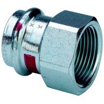 Viega - Adaptateur Prestabo 642228 54 mm x Rp 2, acier non allié, SC-Contur, polygonal