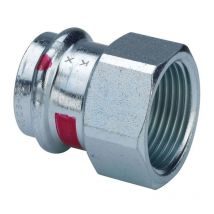 Viega Prestabo Übergangsstück 642198 35 mm x Rp 3/4, Stahl unlegiert, SC-Contur, Mehrkant