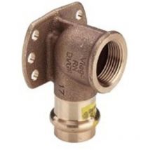 Viega Profipress g plaque murale 346706 22 mm x Rp 3/4, bronze, SC-Contur