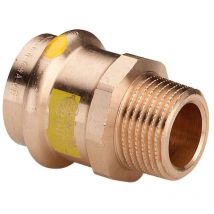 Viega Profipress G pièce de transition 346287 28 mm x R 2000 , bronze, SC-Contur, polygone