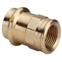 Viega Profipress G Pièce De Transition 346416 22 Mm X Rp 2000 /2, Bronze, Sc-contur, Polygone