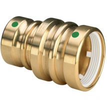 Reduziermuffe mit sc Geopress 9615.2TW in 40x32mm Rotguss - Viega