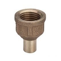 Bergangsmuffe 94246G in 12mm x Rp3/8 Rotguss - Viega