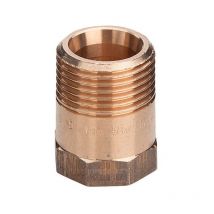 Viega Reduziernippel 3243 mit Innenkonus in G1 1/4 x Rp1 Rotguss