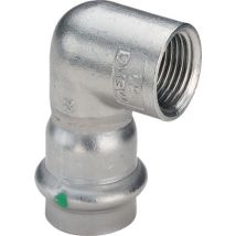 Viega Italia Srl - Viega Sanpress Inox Winkel 436995 18mmxrp 1/2, 90grad, Stahl Nichtrostend, Sc-contur