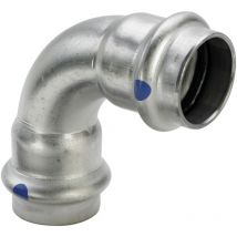 Viega Bogen 90 Grad mit SC Sanpress Inox 2316LF in LABS-frei in 18mm