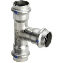 Viega - T-Stück mit sc Sanpress Inox 2318LF in LABS-frei in 54mm