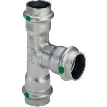 Sanpress Inox Tee 435929 18x15x18mm, acier inoxydable, SC-Contur - Viega