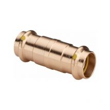 Schiebemuffe mit sc Profipress g 2615.5 für Gas in 15mm Rotguss, 394165 - Viega