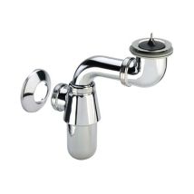 Viega - Siphon gagne place ergonomique avec bouchon 5/4 chromé