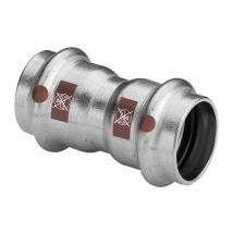 Viega - Temponox Muffe 809003 28 mm, Stahl, nicht rostend, SC-Contur