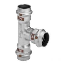 Temponox Té 810382 28 x 15 x 28 mm, acier, inoxydable, avec SC-Contur - Viega