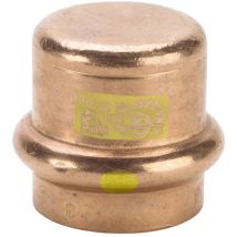 Verschlusskappe m. sc Profipress g 2656 für Gas in 42mm Kupfer - Viega