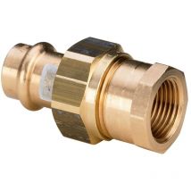 Verschraubung mit sc Profipress s 4562 flachdichtend in 18mm x Rp3/4 - Viega