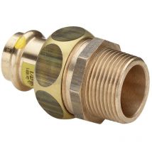 Verschraubung mit sc Profipress g 2654 für Gas in 28mm x R3/4 Rotguss - Viega