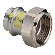 Viega Verschraubung SC Sanpress Inox G 0263.1 für Gas in 35mmxG11/2 Edelstahl