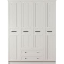 Vienna 4 Door 2 Drawer Wardrobe