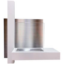 Vienna - Ethanol Wandkamin 65x23xH75 cm, wei