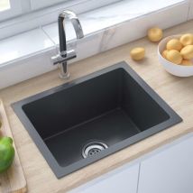 Doc&et² - vier de cuisine fait main Noir Acier inoxydable - The Living Store - Noir