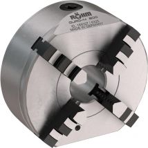 Drehfutter DURO-M 100mm – 4 Backen – Stahl – Max. Drehzahl 6300 min-1 – Gewicht 3,3 kg – Höhe 50mm – Durchlass 20mm