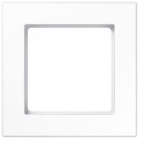 Jung Einbaurahmen 1-fach alpinweiß glänzend Kst für geb-k a / a creation ac 581 ww