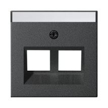 Abd. 30° + bsf f. Tragring mj 2f System 55 Anthrazit 264028 - Gira
