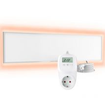 Viesta - CF360 120x30 cm Pannello ad infrarossi per riscaldamento Carbon Crystal (tecnologia più recente) ultrasottile per soffitti, panneli radianti