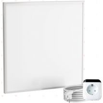 Viesta - CF360 60x60 chauffage infrarouge blanc 360 watts +Thermostat TH70 wifi