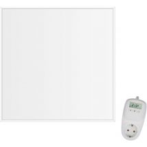 CF360 60x60 cm panneau de chauffage Crystal Carbon (dernière technologie)infrarouge panneau radiateur ultra mince chauffage mural blanc - 360 watts +