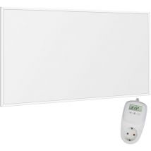 Chauffage Infrarouge Mural avec Thermostat [incl. TH10 thermostat] – Radiateur Mural – Chauffage Infrarouge Carbon Crystal – Panneau Chauffant Adapté