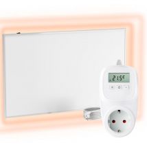 Viesta - Pannello Riscaldante a Infrarossi con Termostato [telecomando + controllo wifi] – Radiatore a Infrarossi – Pannello Riscaldante con