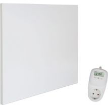 Chauffage Infrarouge Mural avec Thermostat [incl. TH10 thermostat] – Radiateur Mural – Chauffage Infrarouge Carbon Crystal – Panneau Chauffant Adapté