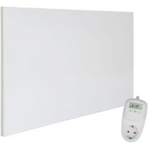 Viesta - Infrarot Wandheizung mit Thermostat [inkl. TH10 thermostat] – Infrarotheizung Wandmontage Heizkörper – Carbon Crystal Infrarotheizung –