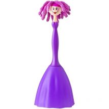 Dolls Microfibre Duster for Computer Cleaning, Purple, 6 x 6 x 23 cm - Vigar