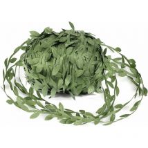 Linghhang - Vignes artificielles, 262ft Feuille de vigne de plante fausse laisse le ruban vert olive de feuille pour le Mariage/Fête/Maison/Jardin