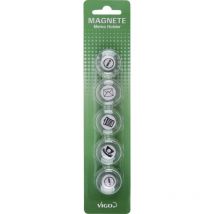 Vigo Magnete Für Magnettafeln 6er Pack, Message, Rund Magnettafel & Pinnwand
