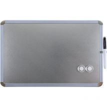 Magnettafel Metalloptik, 28 X 43 Cm, Incl. 2 Magnete Und Stift Magnettafel & Pinnwand - Vigo