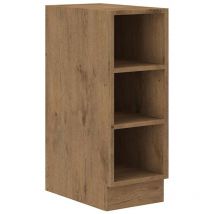 Küchen Preisbombe - Vigo Unterschrank Regal 30 cm Eiche Lancelot Küchenzeile Küchenblock Küche