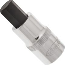 Vigor - Innensechskant Schraubendreher-einsatz ∙ V2106 ∙ 1/2 Zoll (12,5 Mm) Vierkant Hohl ∙ Innen Sechskant Profil ∙ Sw 12 Mm