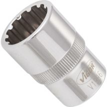Socket with multi-purpose profile ∙ V1996 ∙ Attacco quadro, cavo, 1/2 di pollice (12,5 mm) ∙ Multiprofilo ∙ Size 18 mm