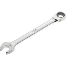 Clé mixte à cliquet ∙ longue ∙ V4962 ∙ Profil à 12 pans extérieurs, Profil à 6 pans extérieurs ∙ Taille 22 mm