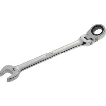 Clé mixte à cliquet articulée ∙ V2809 ∙ Profil à 12 pans extérieurs, Profil à 6 pans extérieurs ∙ Taille 13 mm
