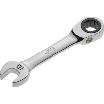 Clé mixte à cliquet ∙ courte ∙ V2824 ∙ Profil à 12 pans extérieurs, Profil à 6 pans extérieurs ∙ Taille 10 mm