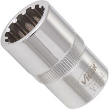 Douille à profil multiple ∙ V1994 ∙ Carré creux 1/2 pouce (12,5 mm) ∙ Profil de multifonction ∙ Taille 16 mm
