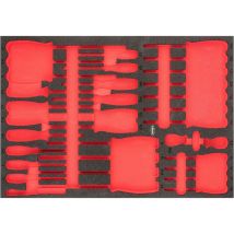 Vigor - Garniture en mousse souple ∙ vide ∙ V6813-L ∙ L x l x h : 563 mm x 393 mm x 35 mm