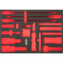 Vigor - Garniture en mousse souple ∙ vide ∙ V6818-L ∙ L x l x h : 563 mm x 393 mm x 35 mm