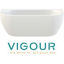 Vigour - derby Vorwand-Badewanne mit Verkleidung 180 x 80 cm, weiß glanz